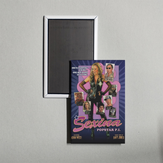 Sexina Popstar P.I. Mini Movie Fridge Magnet
