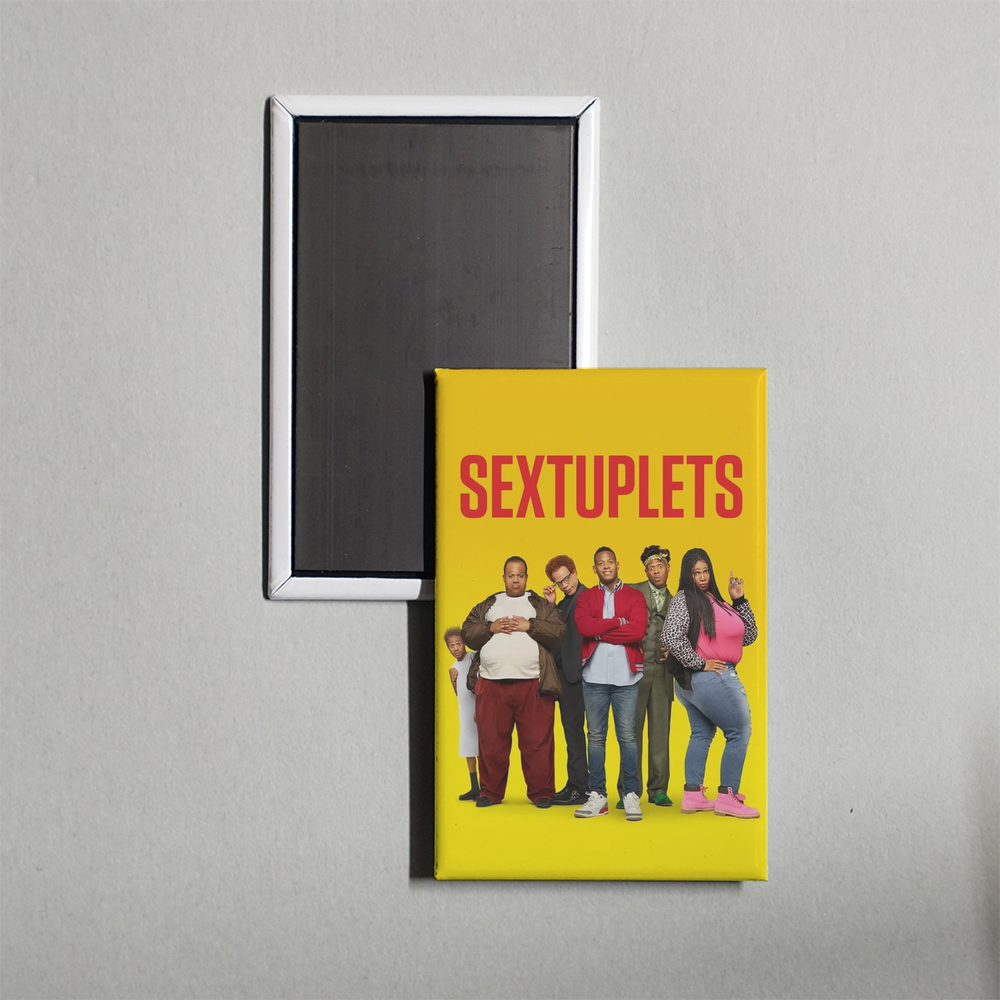 Sextuplets Mini Movie Fridge Magnet