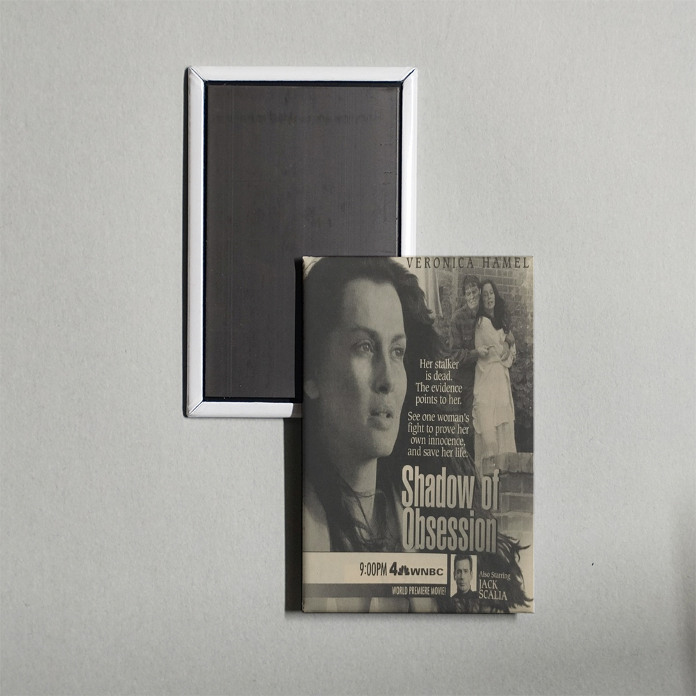 Shadow of Obsession Mini Movie Fridge Magnet
