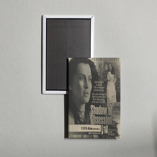 Shadow of Obsession Mini Movie Fridge Magnet