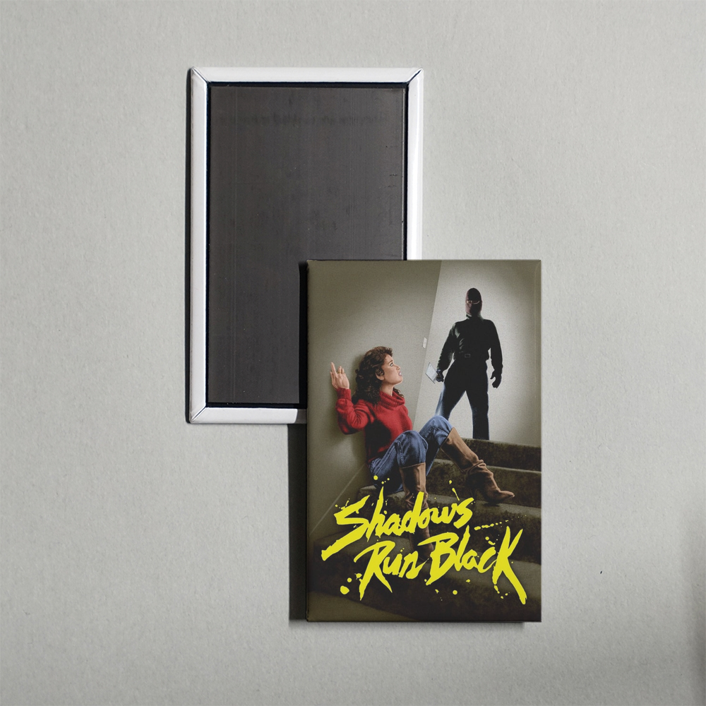 Shadows Run Black Mini Movie Fridge Magnet
