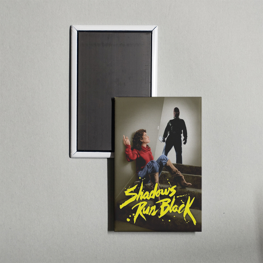 Shadows Run Black Mini Movie Fridge Magnet
