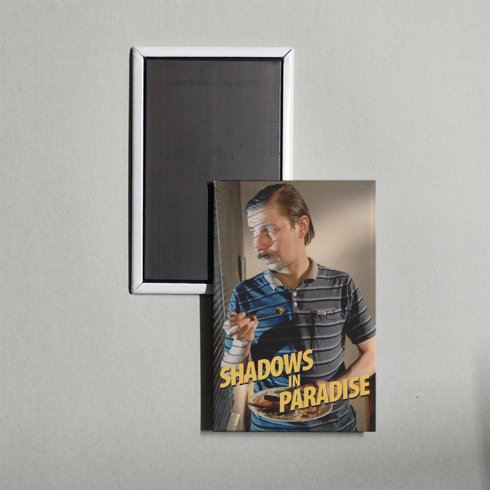 Shadows in Paradise Mini Movie Fridge Magnet