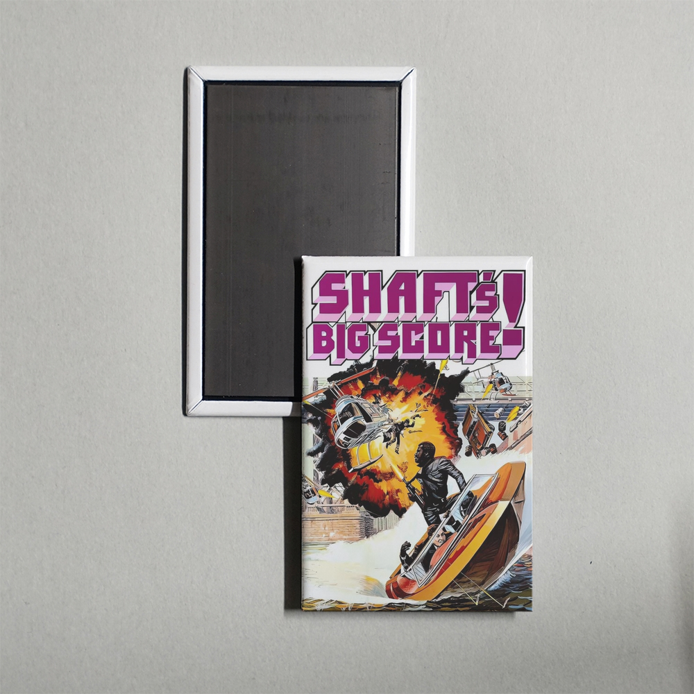 Shaft's Big Score! Mini Movie Fridge Magnet