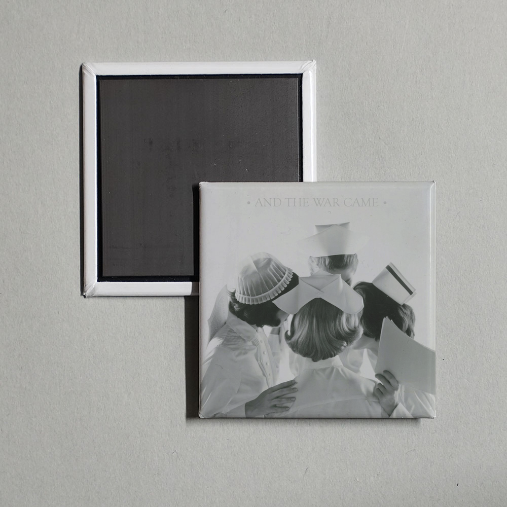 Shakey Graves - And The War Came Album Cover Fridge Magnet