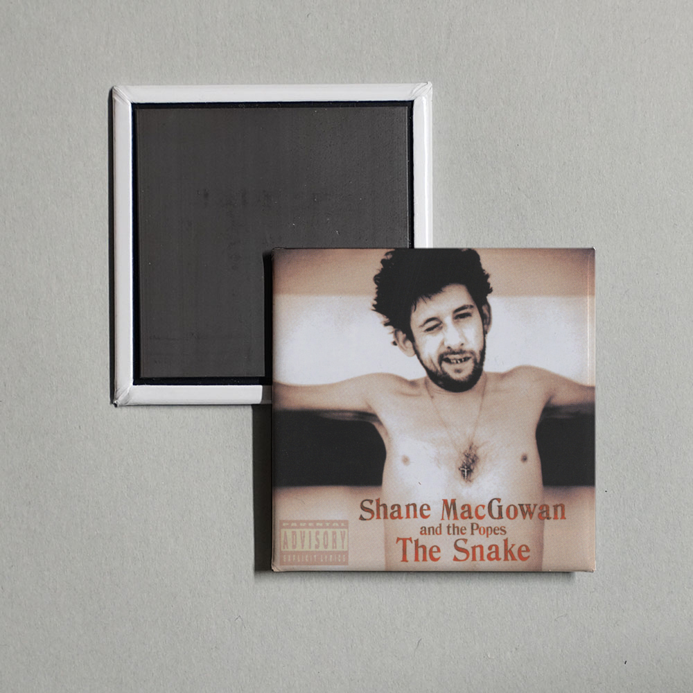 Shane MacGowan & The Popes - The Snake Album Cover Fridge Magnet
