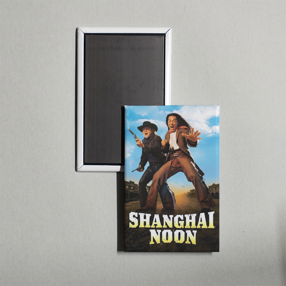Shanghai Noon Mini Movie Fridge Magnet