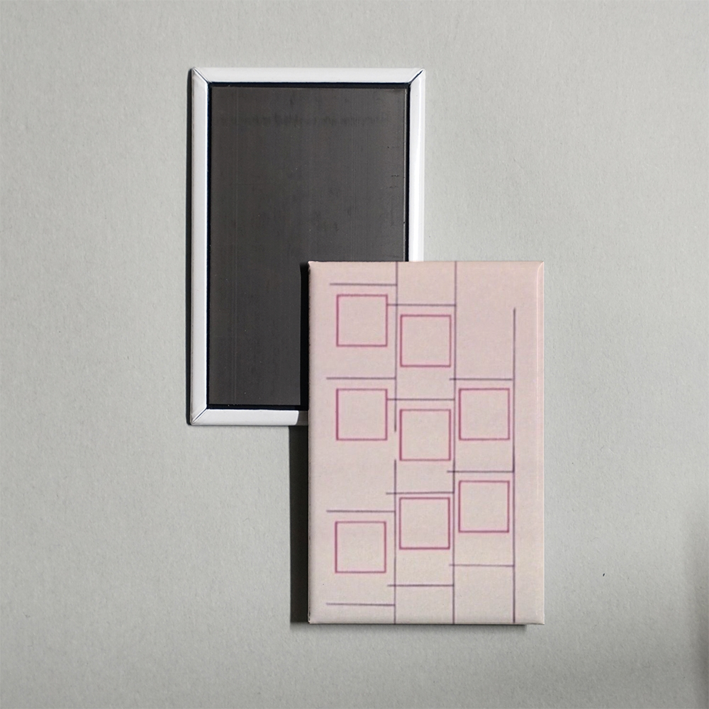 Shapes and Gestures Mini Movie Fridge Magnet