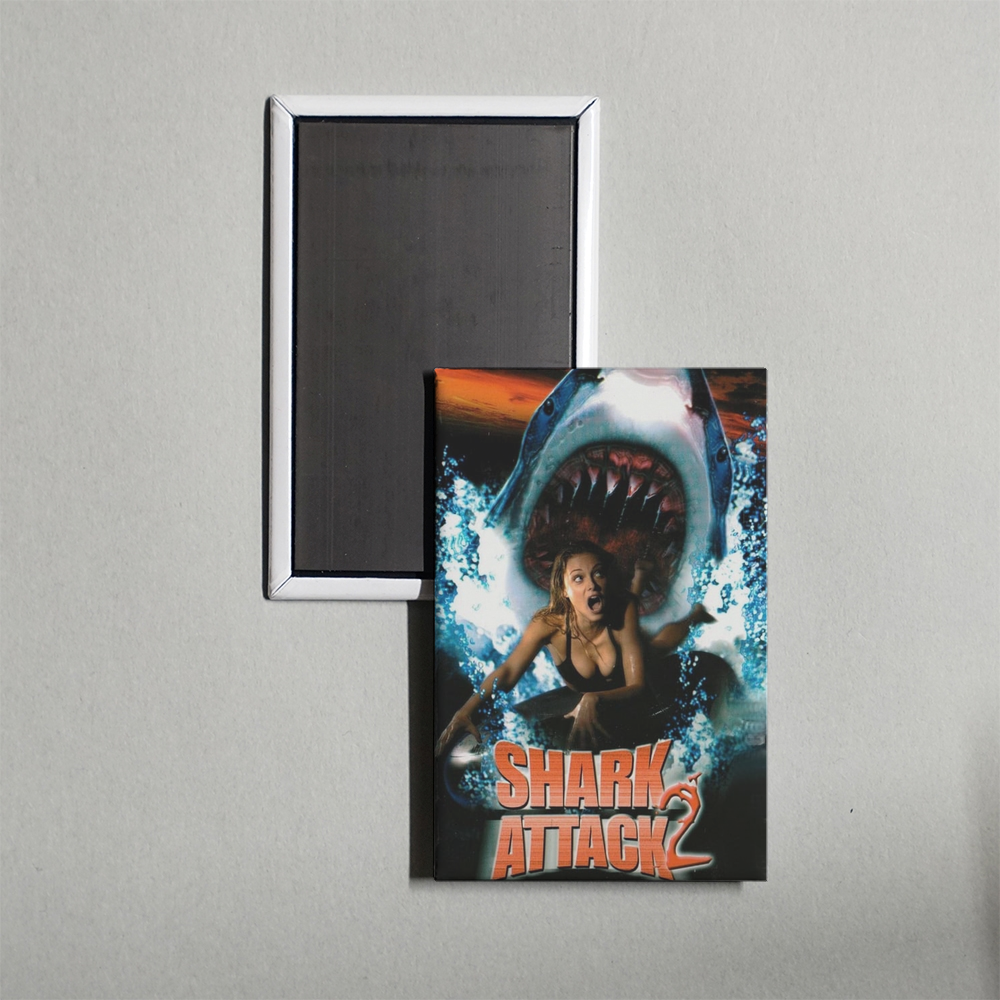 Shark Attack 2 Mini Movie Fridge Magnet