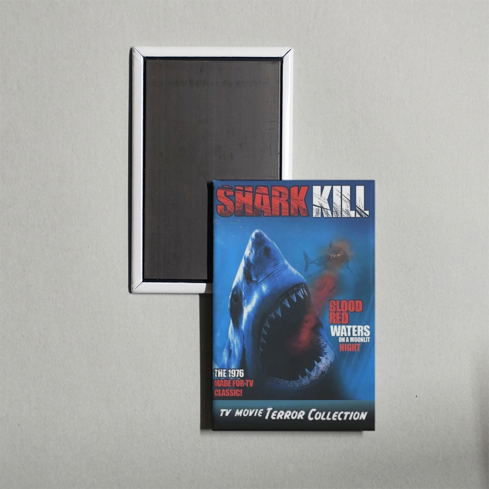 Shark Kill Mini Movie Fridge Magnet