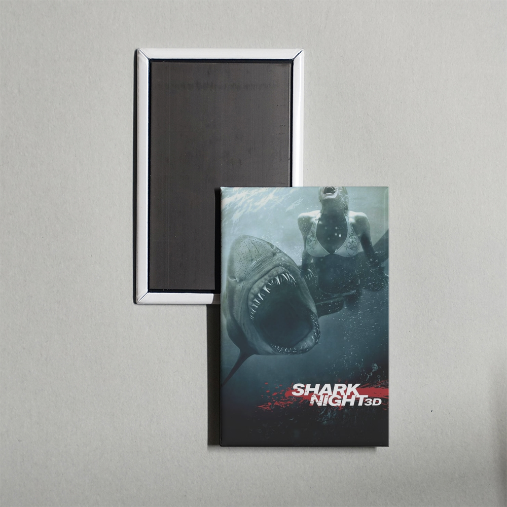 Shark Night 3D Mini Movie Fridge Magnet
