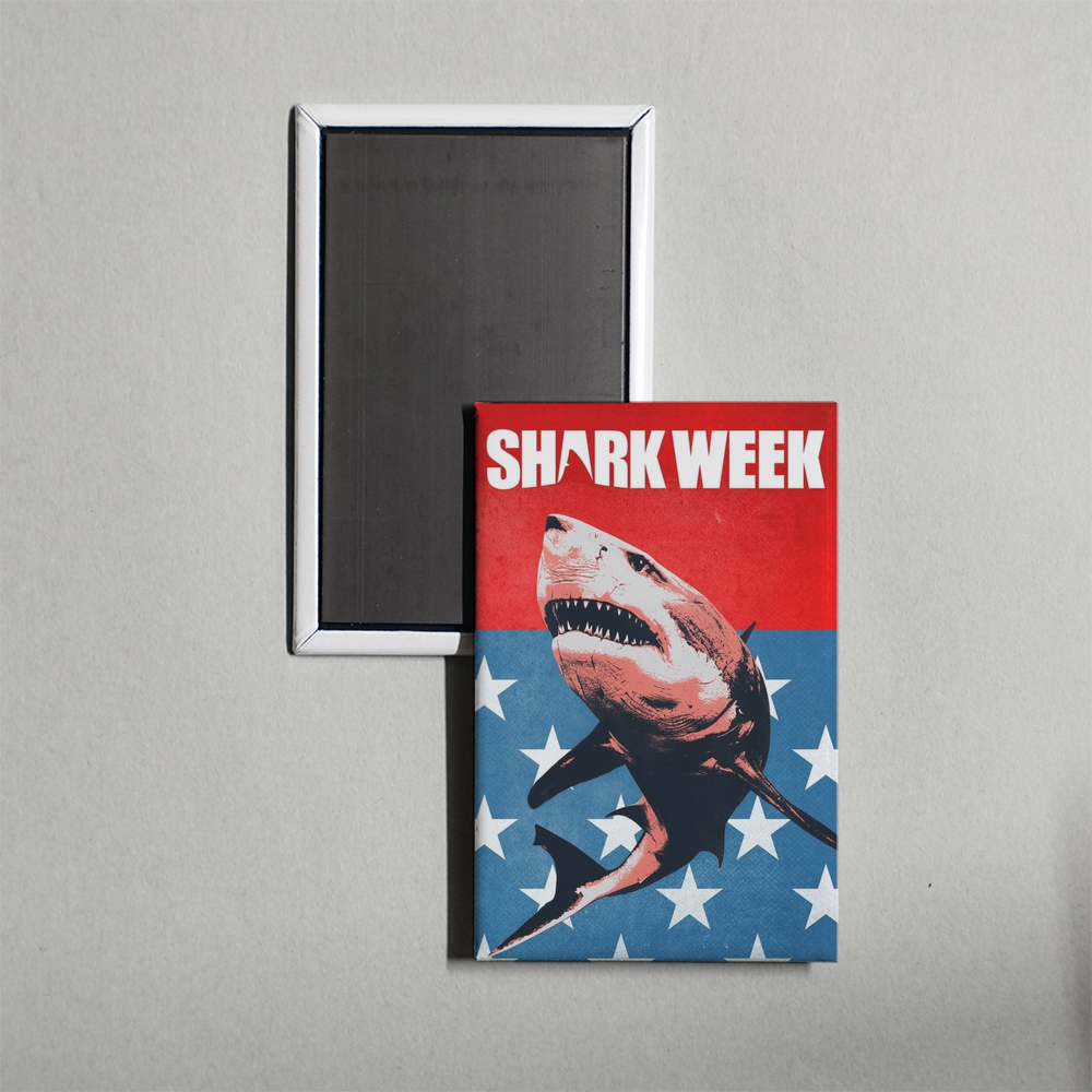 Shark Week TV Show Fridge Magnet