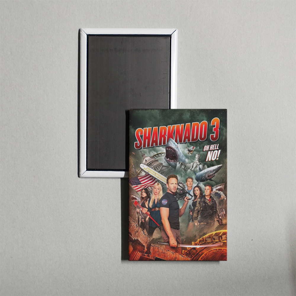 Sharknado 3 Oh Hell No! Mini Movie Fridge Magnet