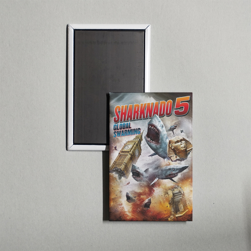 Sharknado 5 Global Swarming Mini Movie Fridge Magnet