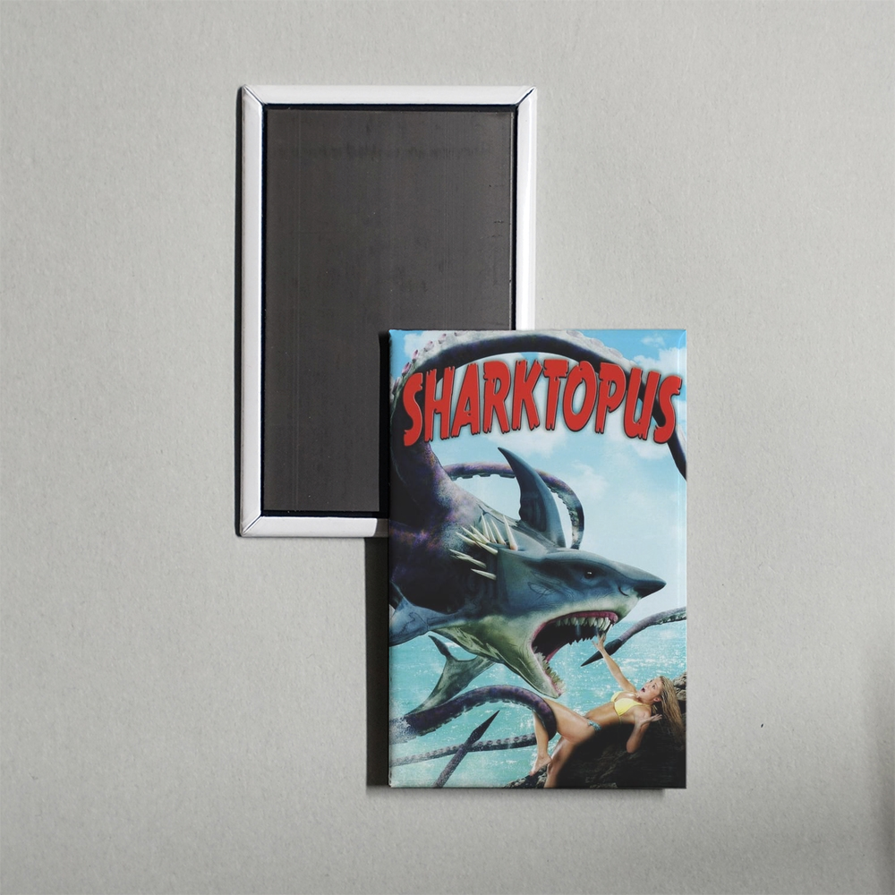 Sharktopus Mini Movie Fridge Magnet
