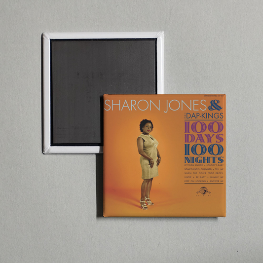 Sharon Jones & The Dap-Kings - 100 Days, 100 Nights Album Cover Fridge Magnet
