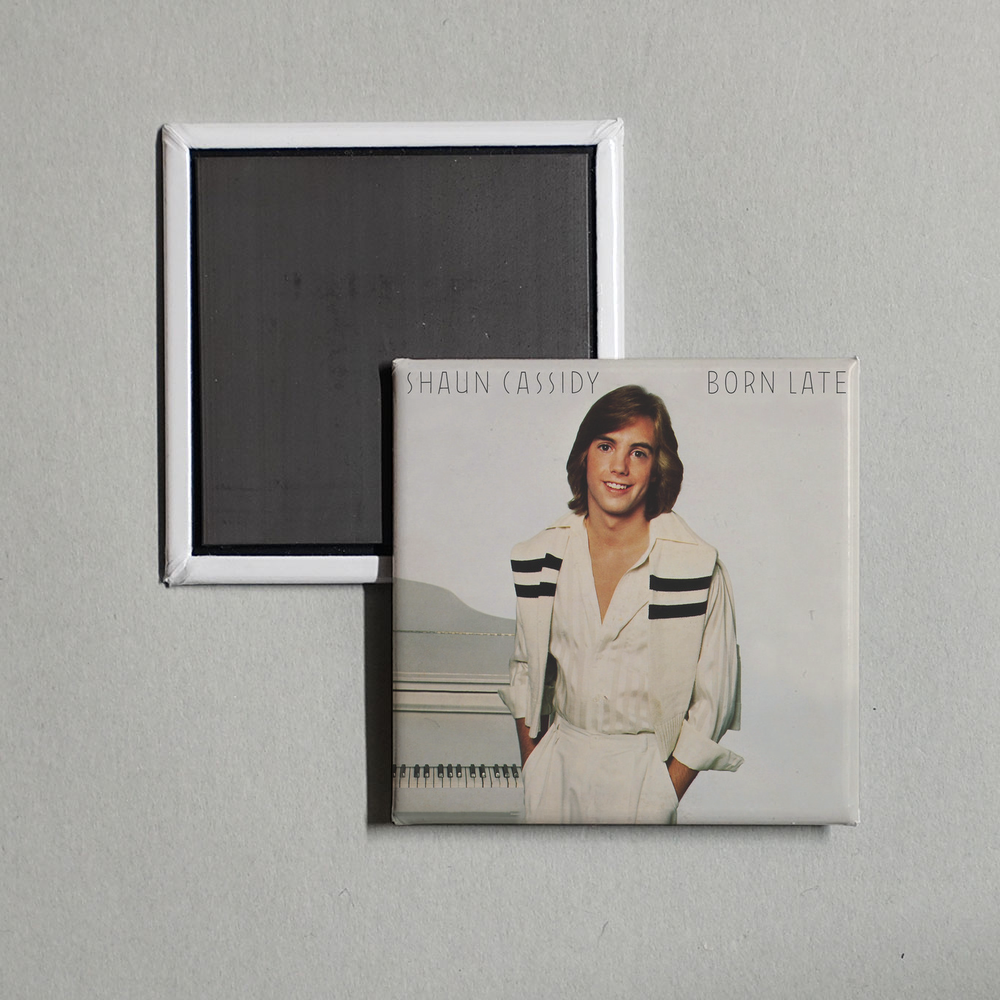Shaun Cassidy - Born Late Album Cover Fridge Magnet