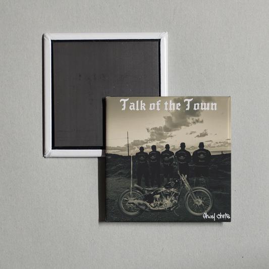 Shay Chris - Talk of the Town Album Cover Fridge Magnet