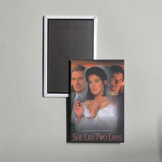 She Led Two Lives Mini Movie Fridge Magnet