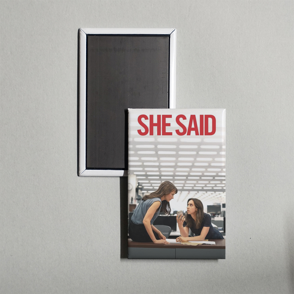 She Said Mini Movie Fridge Magnet