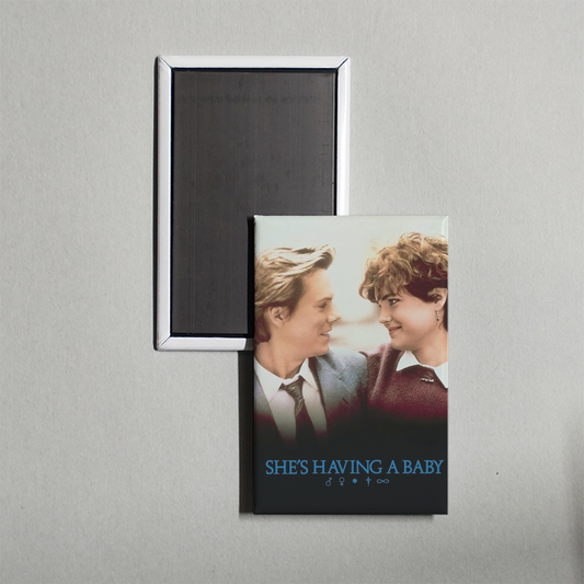 She's Having a Baby Mini Movie Fridge Magnet