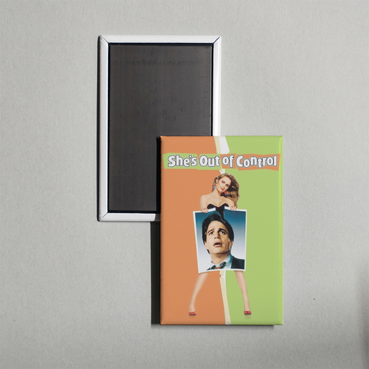 She's Out of Control Mini Movie Fridge Magnet