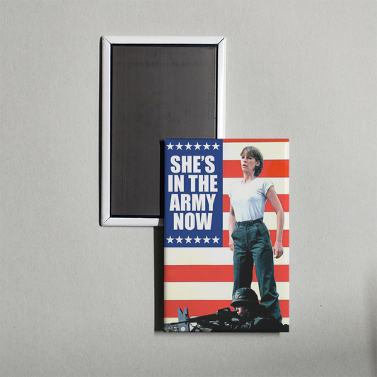 She's in the Army Now Mini Movie Fridge Magnet