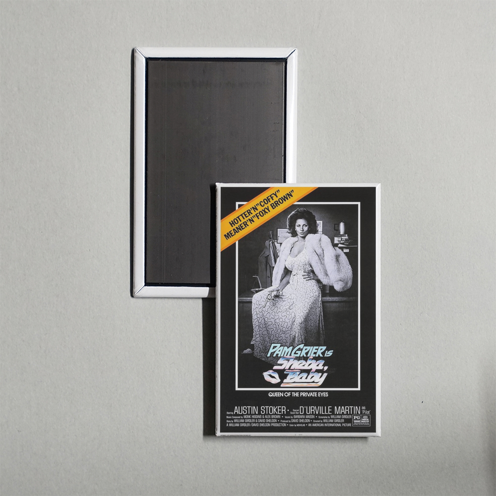 Sheba, Baby Mini Movie Fridge Magnet