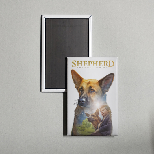 Shepherd The Story of a Jewish Dog Mini Movie Fridge Magnet