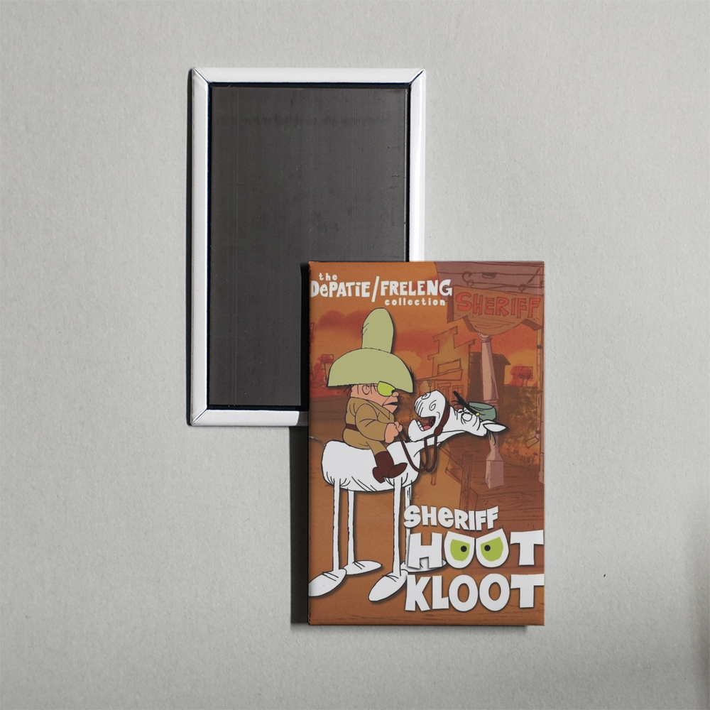 Sheriff Hoot Kloot TV Show Fridge Magnet
