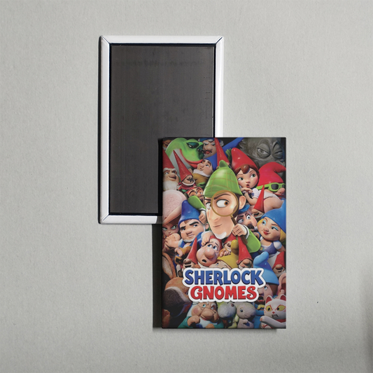 Sherlock Gnomes Mini Movie Fridge Magnet