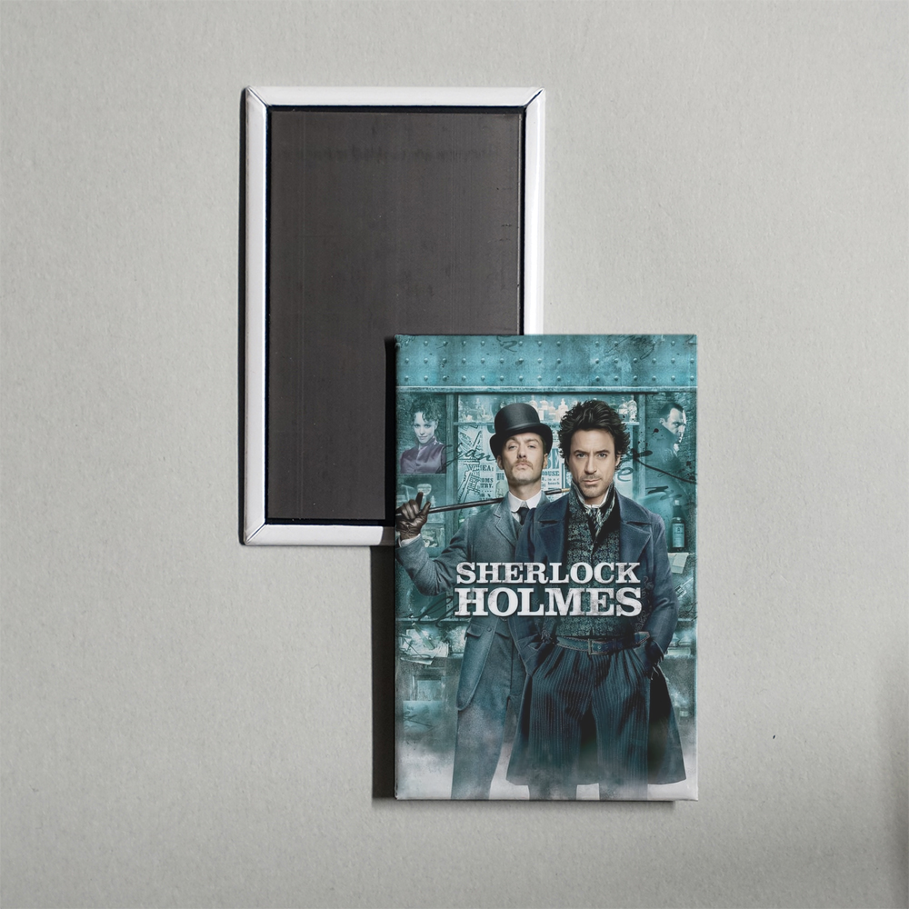 Sherlock Holmes Mini Movie Fridge Magnet