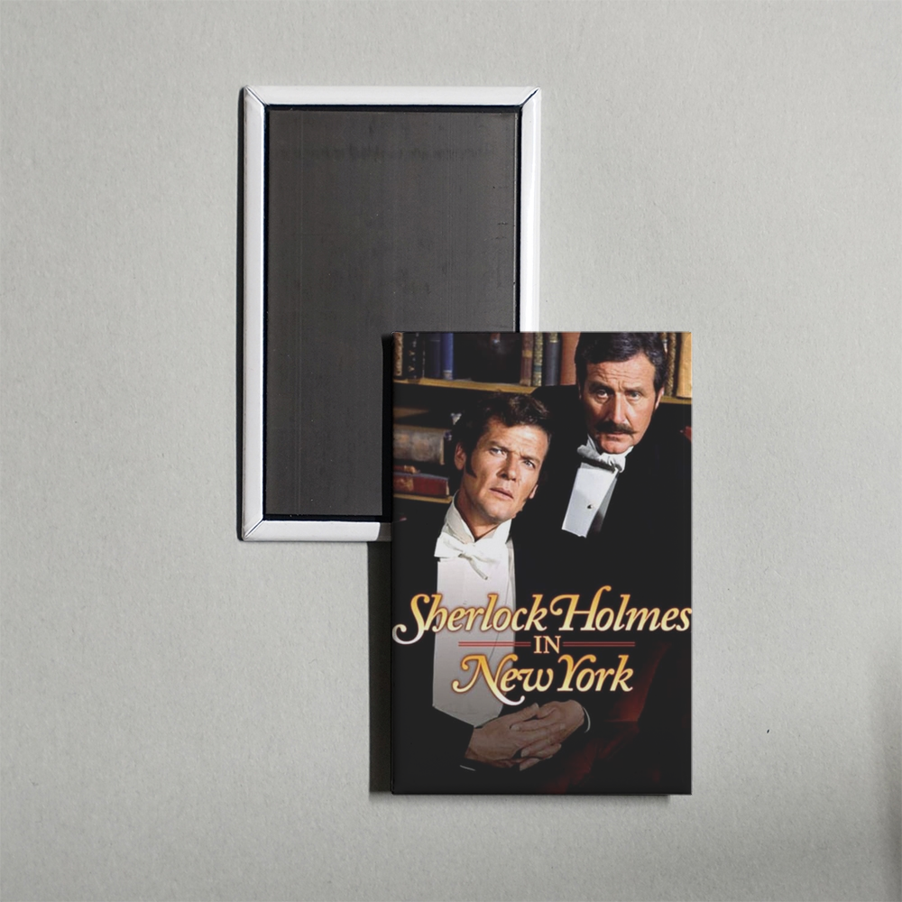 Sherlock Holmes in New York Mini Movie Fridge Magnet