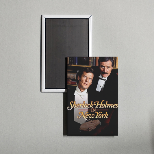 Sherlock Holmes in New York Mini Movie Fridge Magnet