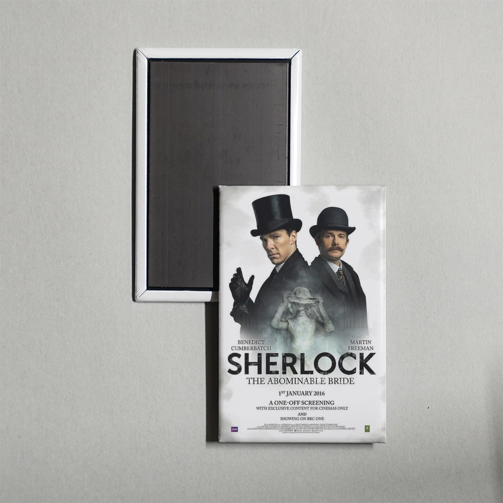 Sherlock The Abominable Bride Mini Movie Fridge Magnet