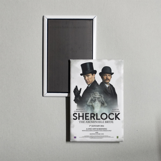 Sherlock The Abominable Bride Mini Movie Fridge Magnet