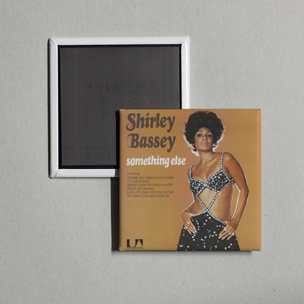 Shirley Bassey - Something Else Album Cover Fridge Magnet