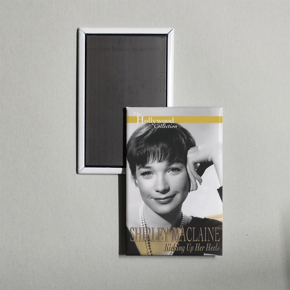 Shirley Maclaine Kicking Up Her Heels Mini Movie Fridge Magnet