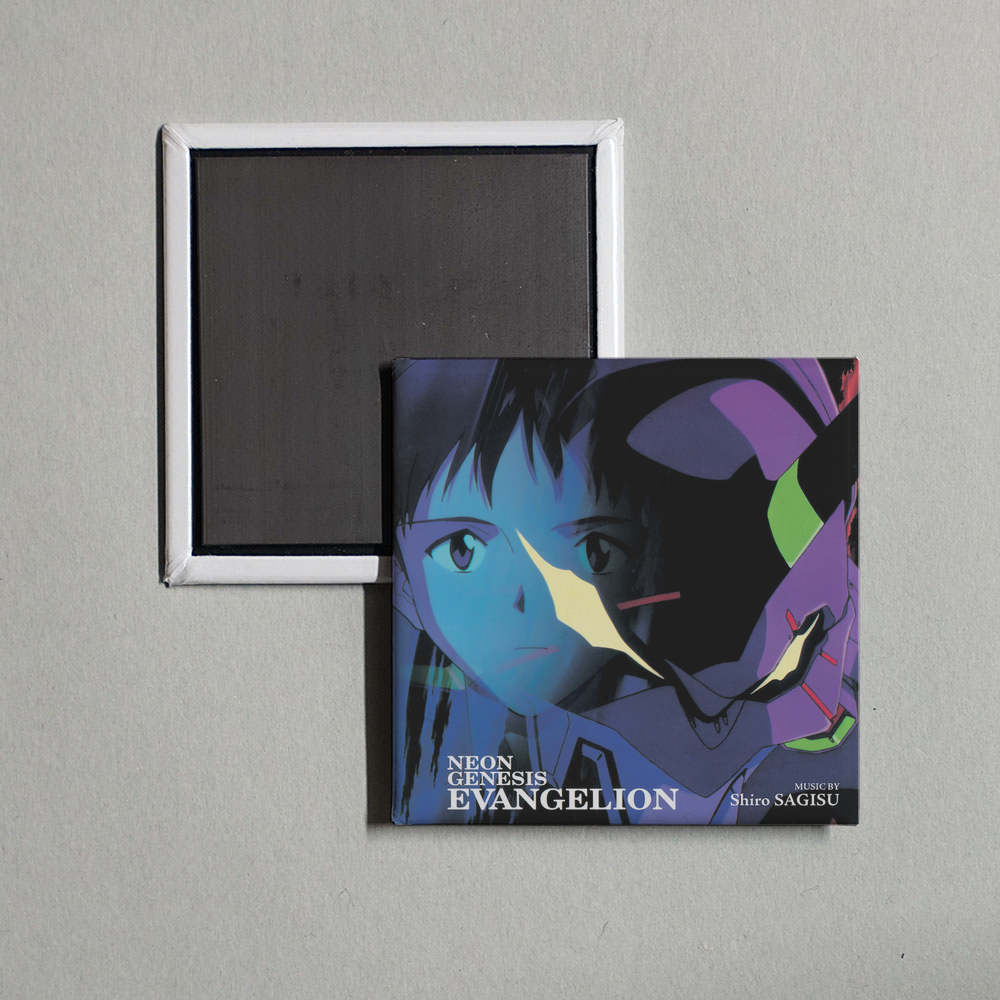 Shiro SAGISU - NEON GENESIS EVANGELION (Original Series Soundtrack) Album Cover Fridge Magnet