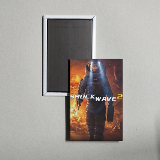 Shock Wave 2 Mini Movie Fridge Magnet