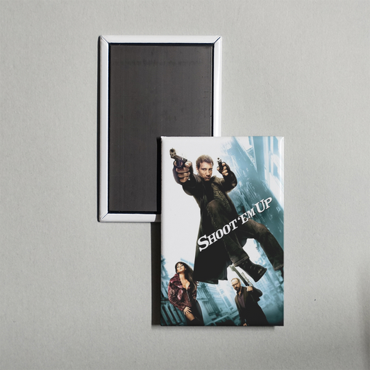Shoot 'Em Up Mini Movie Fridge Magnet