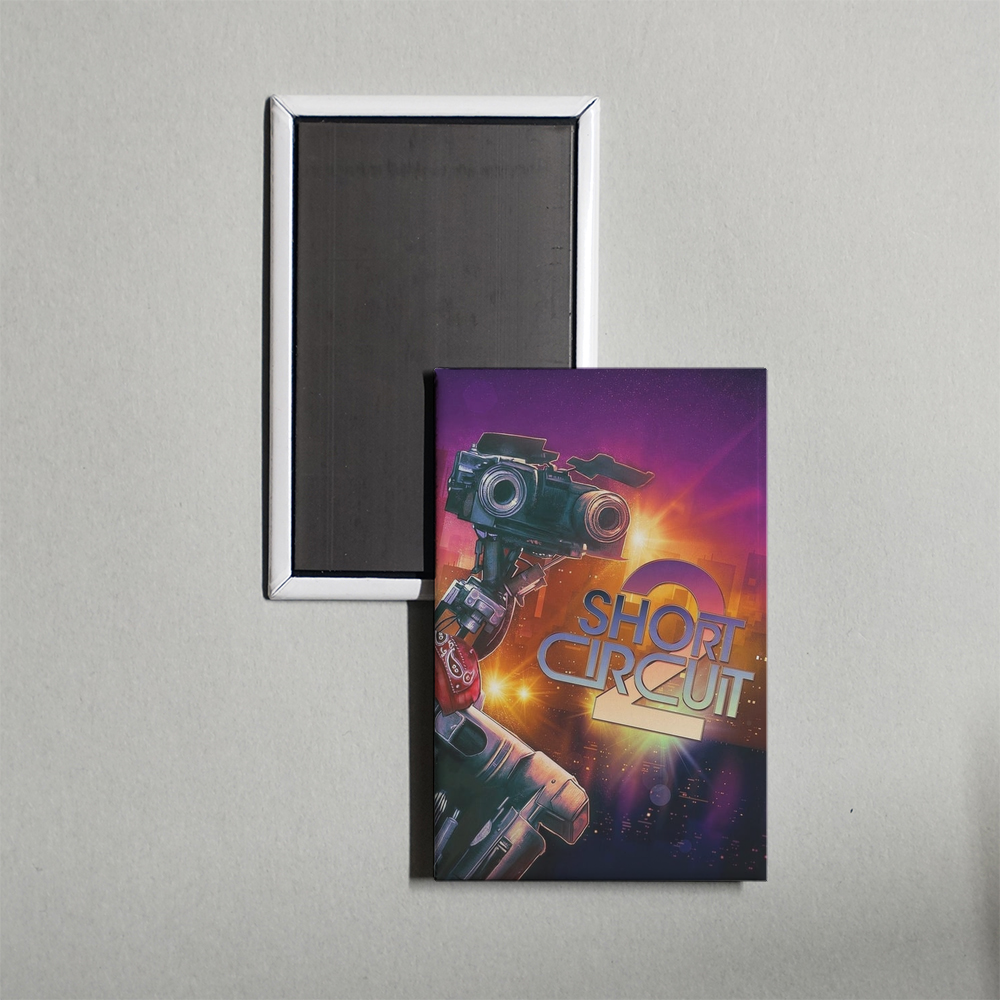 Short Circuit 2 Mini Movie Fridge Magnet