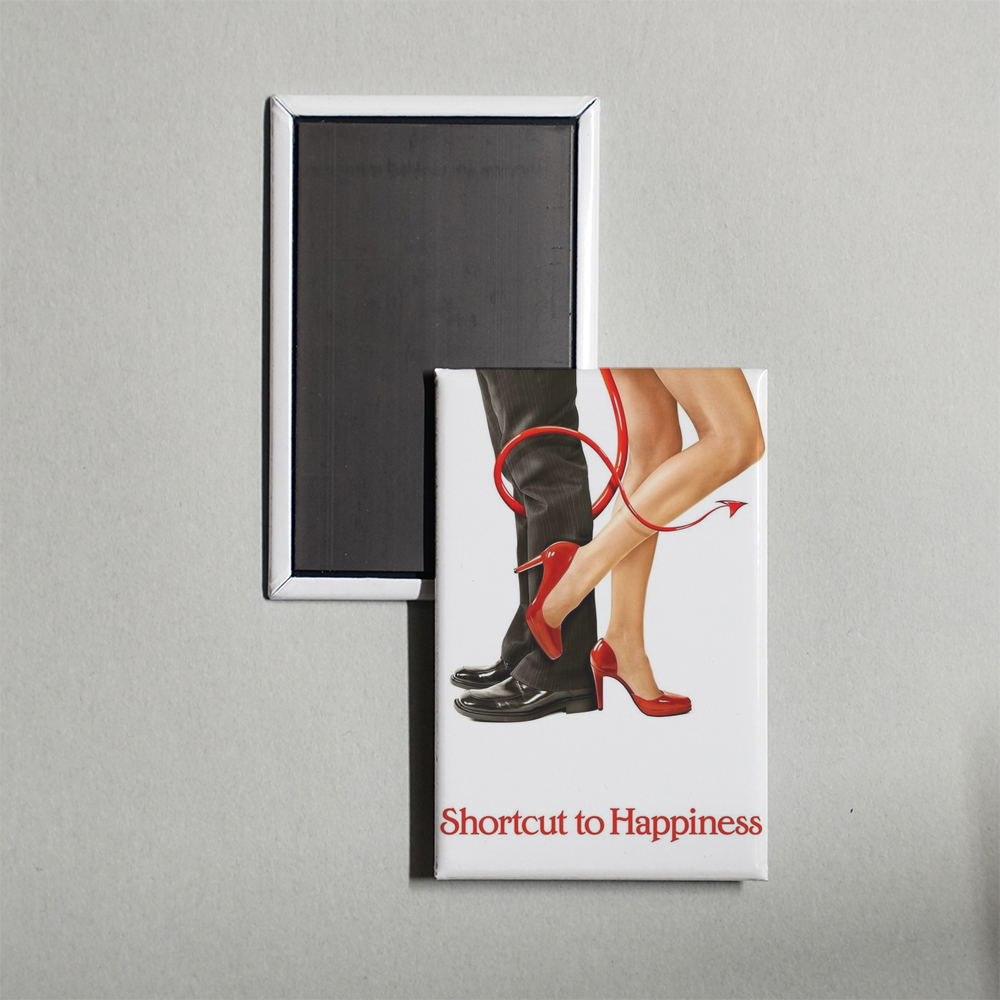 Shortcut to Happiness Mini Movie Fridge Magnet
