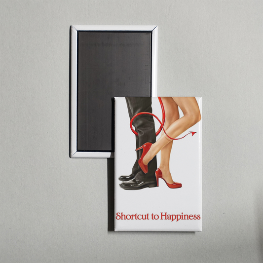 Shortcut to Happiness Mini Movie Fridge Magnet