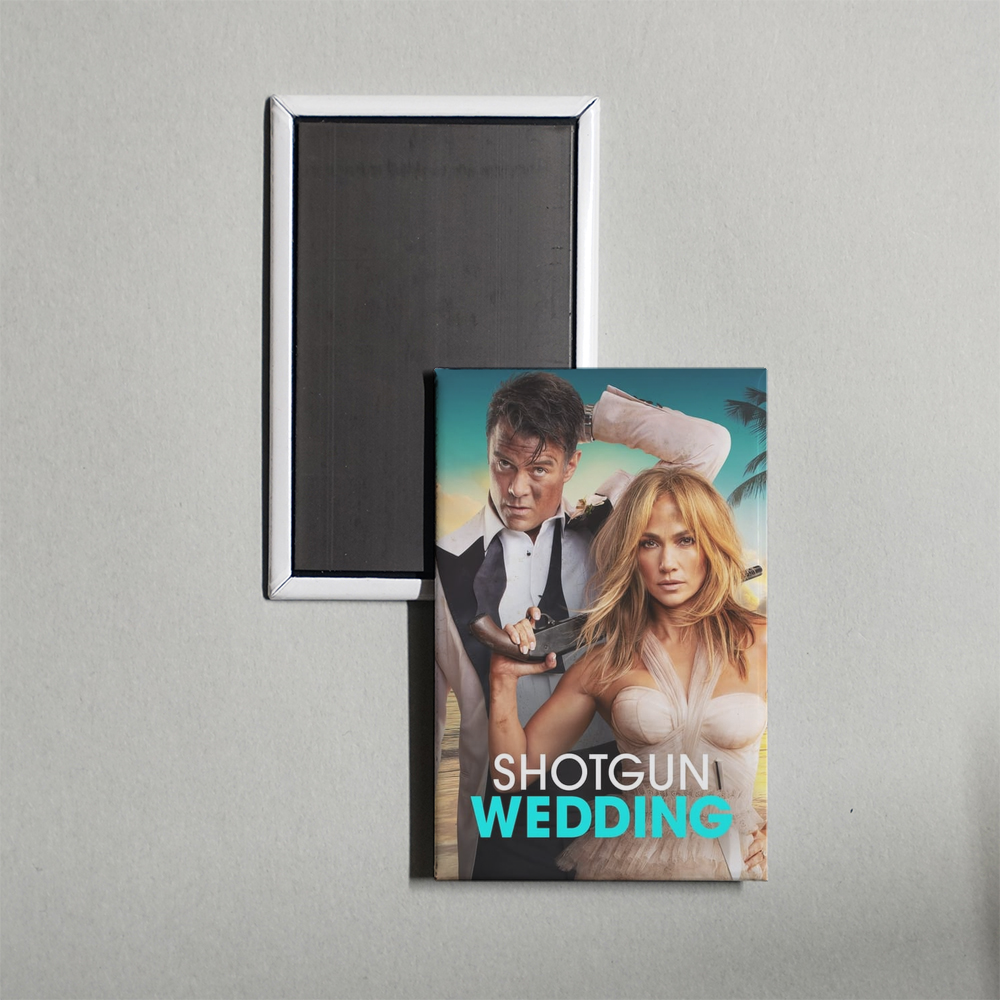 Shotgun Wedding Mini Movie Fridge Magnet