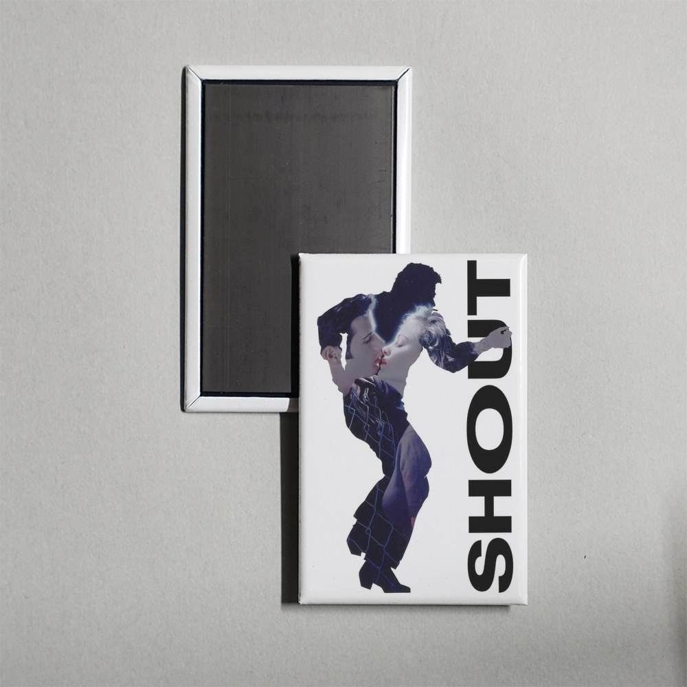 Shout Mini Movie Fridge Magnet