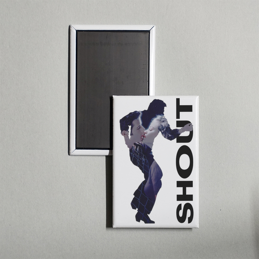 Shout Mini Movie Fridge Magnet