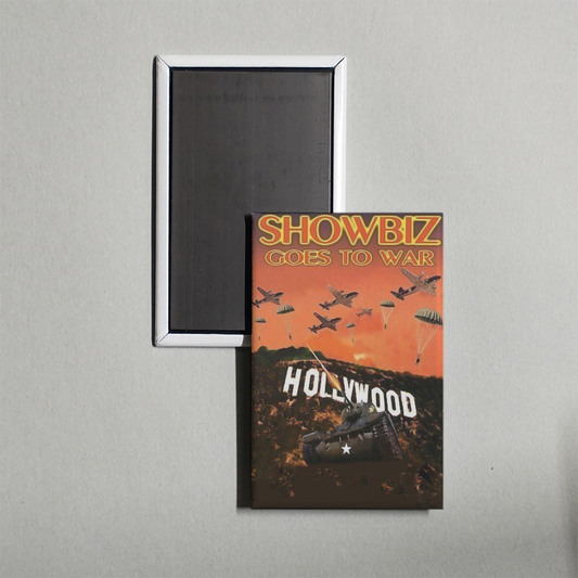 Showbiz Goes to War Mini Movie Fridge Magnet