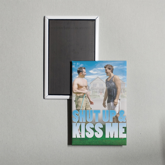 Shut Up and Kiss Me Mini Movie Fridge Magnet