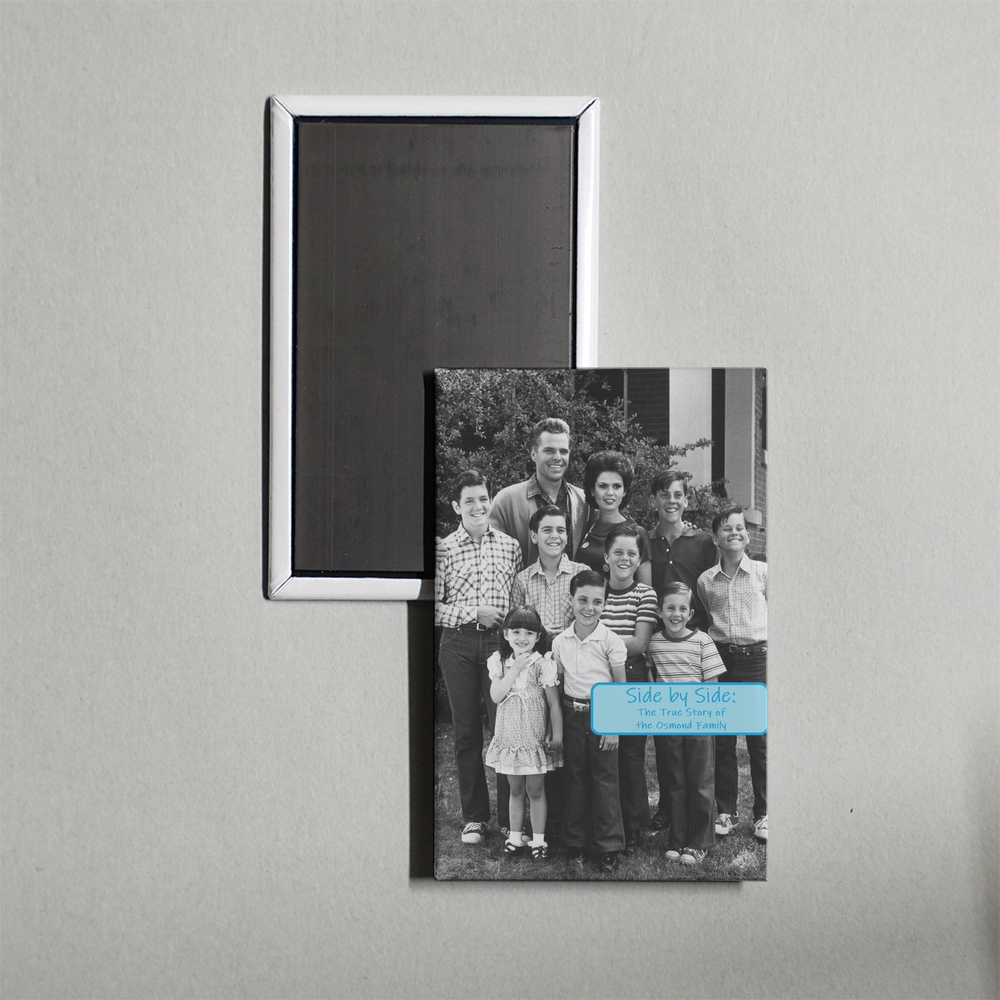 Side by Side The True Story of the Osmond Family Mini Movie Fridge Magnet